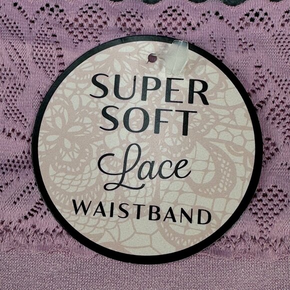 Bali Women's Size XL 8 Hi Cut Lace Waistband Comfort Revolution Pink New - Picture 3 of 9